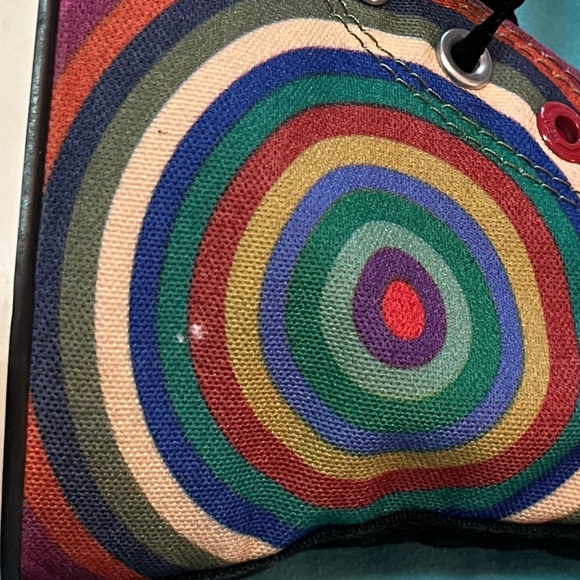 🌈 W7 Multi-color Converse hi-top (RED) Scott Pratt - Picture 11 of 12